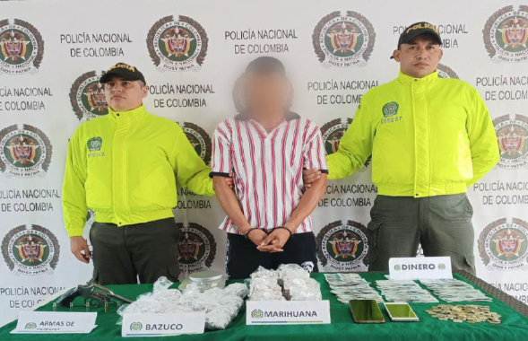 Capturamos a expendedores de estupefacientes en entornos escolares y zonas públicas