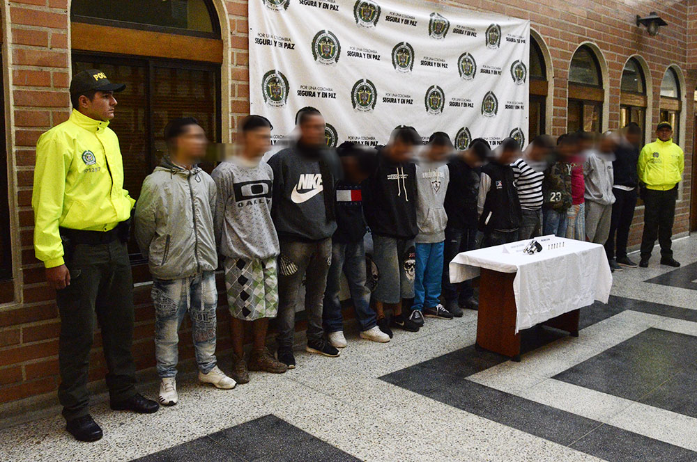 En operación contra grupos delincuenciales “altavista” y “los chivos” caen 15 personas, de ellas 2 cabecillas y 4 coordinadores