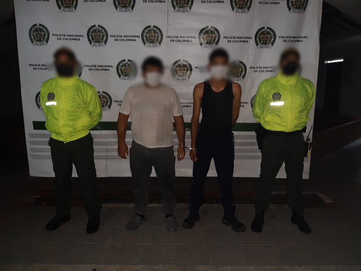 Mediante orden judicial capturamos a “Richard” y “el Soldado”