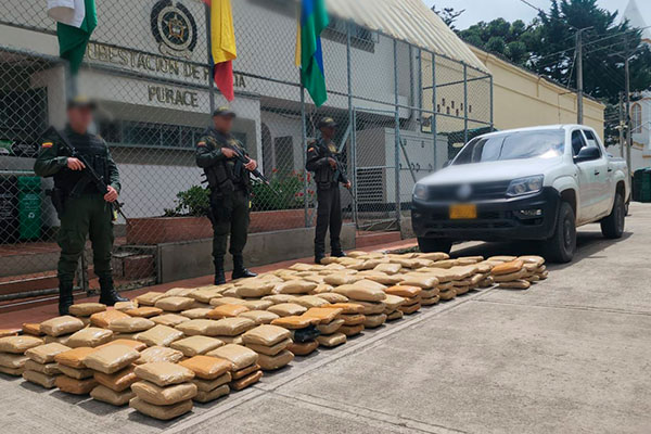 Incautación de 315 kilogramos de marihuana tipo "creepy"