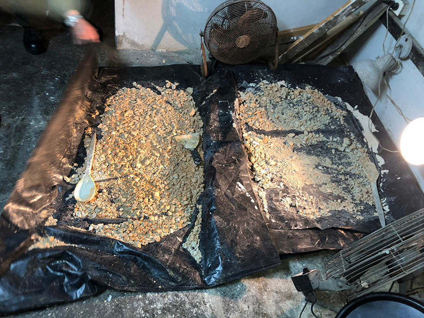 Hallamos laboratorio para el procesamiento de cocaína en zona residencial de Medellín