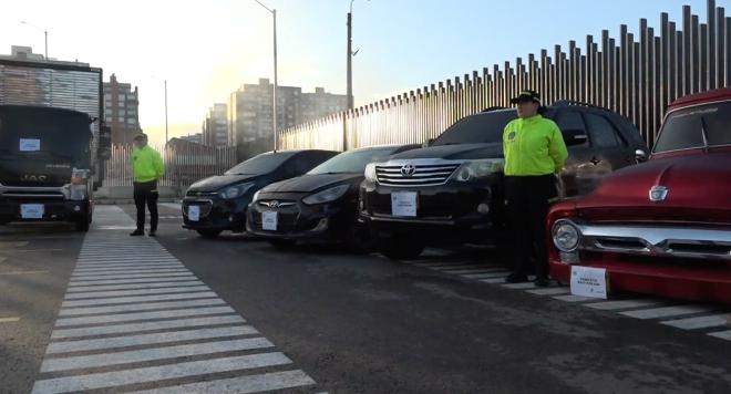 1.861 vehículos recuperados por la Policía Nacional en la capital del país