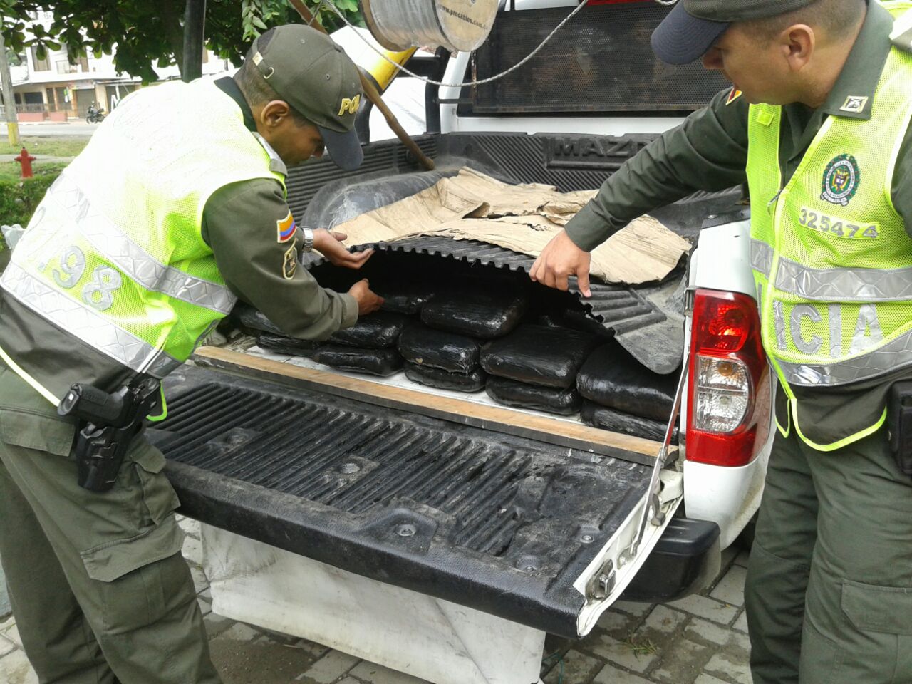 droga en modalidad de ocultamiento