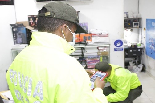 Celulares incautados y simcard alteradas