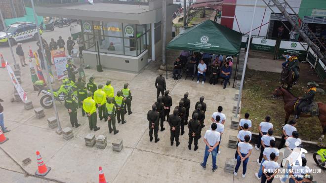 Inauguración y entrega del CAI ALAMEDA en Leticia