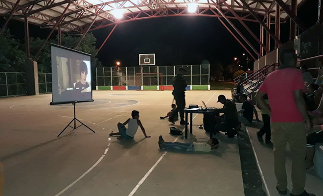 Con-cine-al-parque-brindamos-más-entornos-seguros-a-los-niños-y-niñas-de-Puerto Lleras