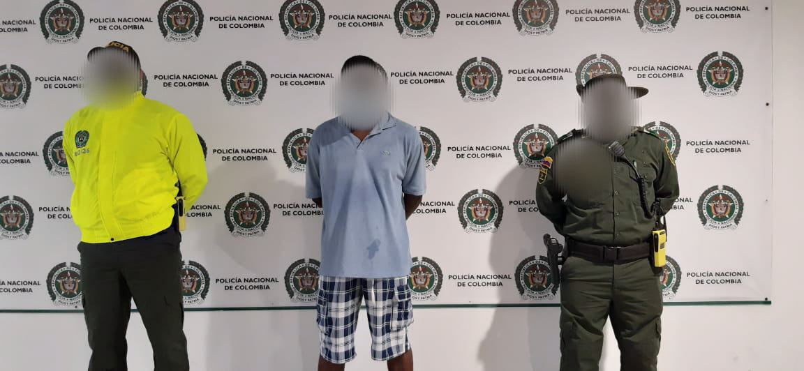 El ciudadano capturado fue puesto a disposición de la Fiscalía General de la Nación