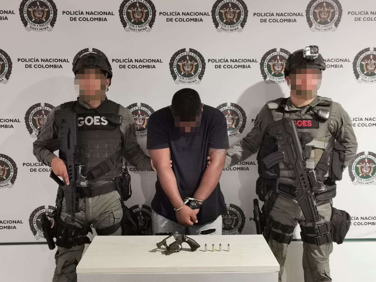 Ciudadano capturado por el delito tráfico, fabricación o porte de arma de fuego yo municiones 