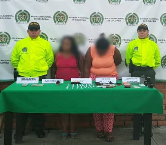 capturadas por tráfico de estupefacientes 