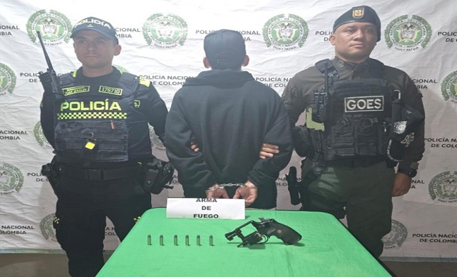 Alias “Ulises” fue capturado con un arma de fuego ilegal en Montenegro