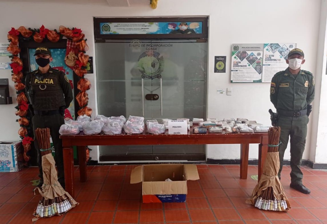 cContinúan los controles para prevenir la comercialización de pólvora en Ocaña