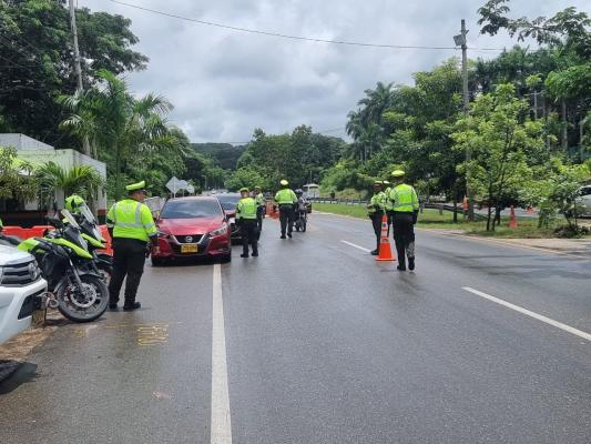 Controles Seccional de Transito y Transporte en Bolívar.