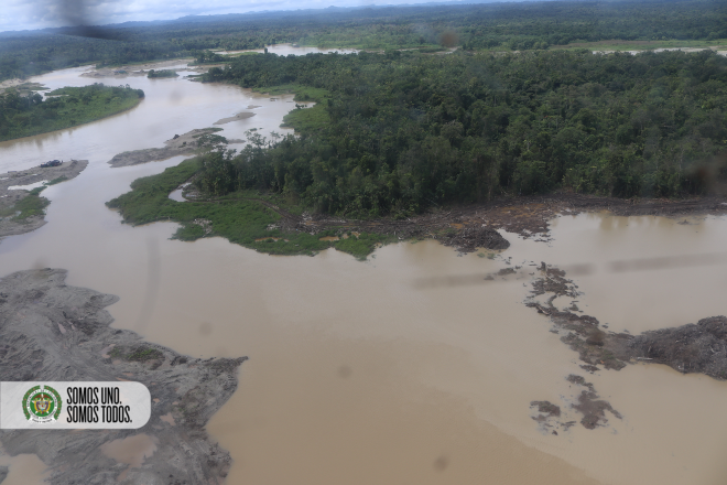 Con la Operación Aurun se inaugura el Grupo Operativo Interinstitucional contra la Minería Ilegal. 