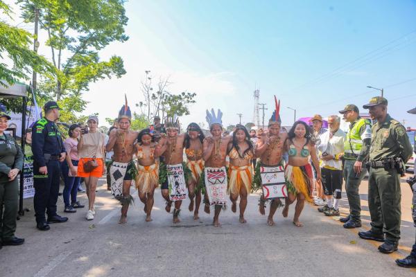 recibimiento a turistas 