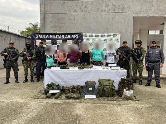 Capturados por secuestro extorsivo y a la extorsión en la región del Ariari