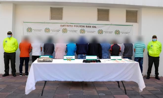 La Policía Nacional da un golpe contundente a las estructuras del microtráfico en Santander