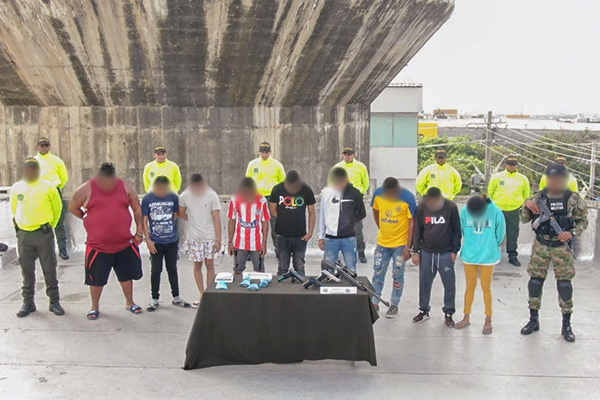 Capturados 12 de integrantes de “los peques” 