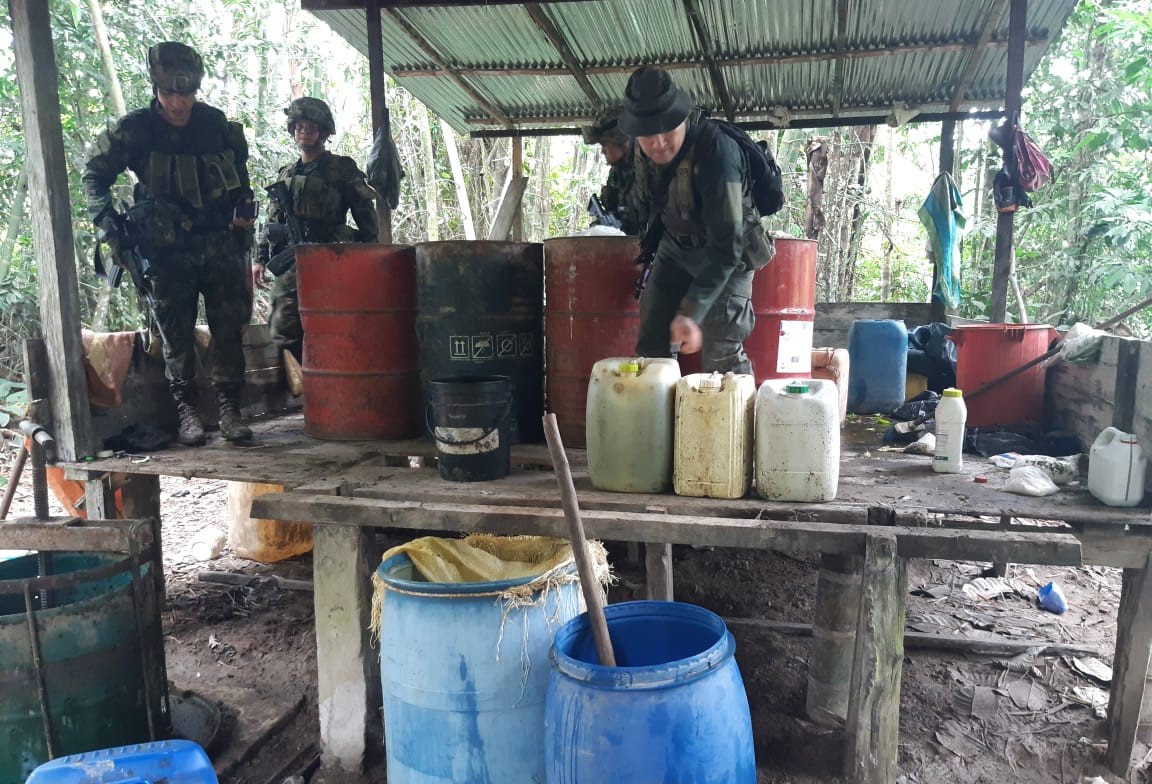 destruccion-tres-laboratorios-donde-procesaban-alucinogenos