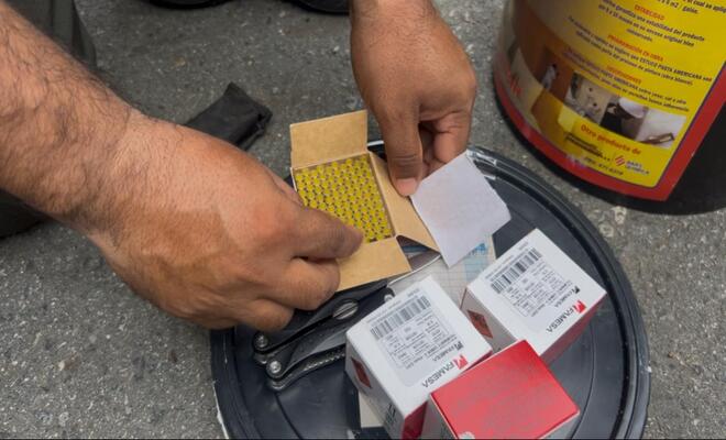  Incautación de 400 Detonadores y 80 Metros de Cordón Detonante en la Vía Barbosa - Cisneros