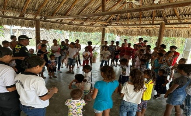 Policía del Magdalena comprometida con la seguridad de la niñez este 31 de octubre