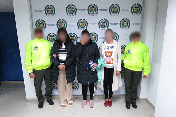 Capturadas tres mujeres integrantes de una organización delincuencial transnacional dedicada al lavado de activos