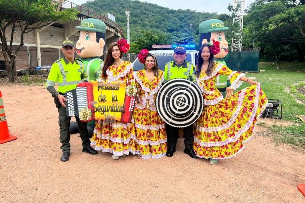 Dispositivo de seguridad en su versión #56 del Festival de la Leyenda Vallenata