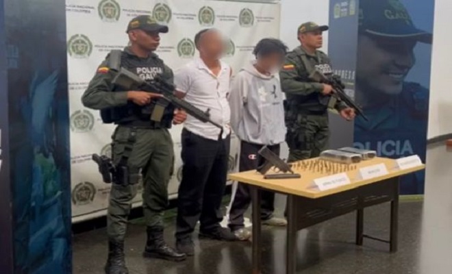 Tres capturados por extorsión y desplazamiento forzado en la Comuna 1 de Medellín