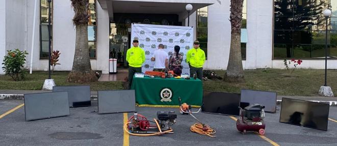 Un hombre y una mujer fueron capturados 