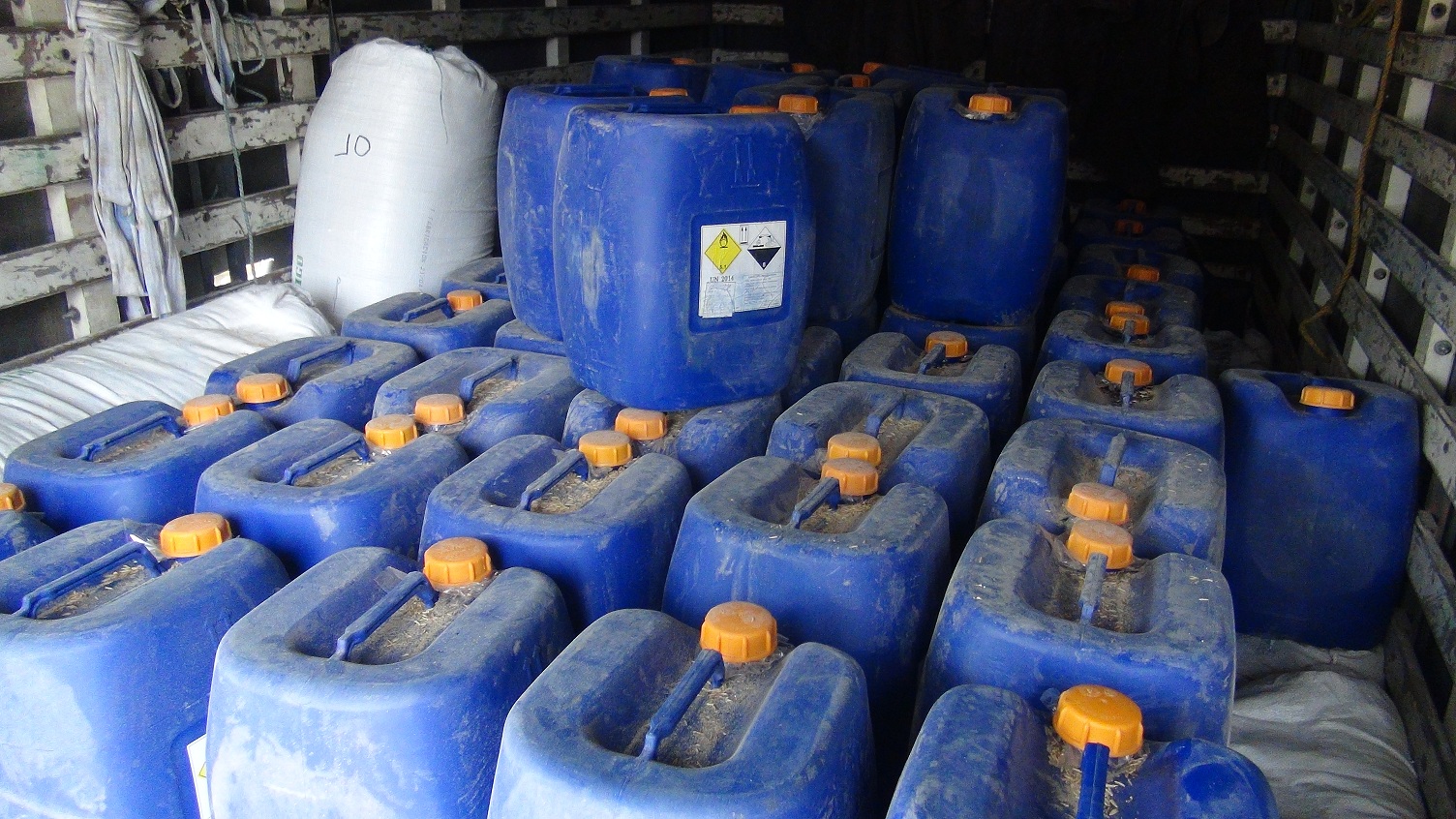 Las primeras informaciones darían cuenta que la carga, sería transportada hasta el occidente del Cauca,