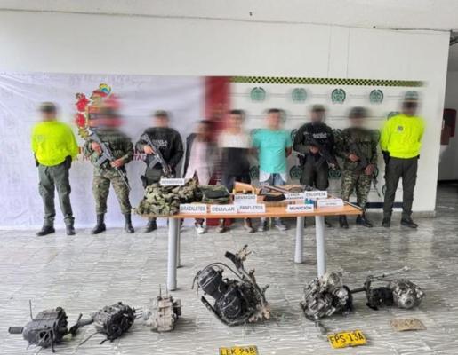 En un operativo interinstitucional, se asesta duro golpe al frente Adán Izquierdo en el centro del Valle