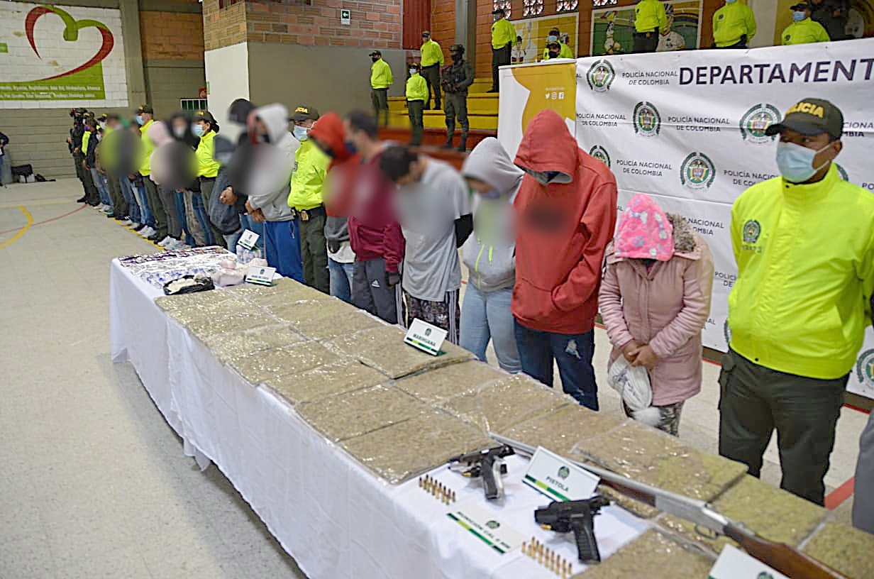 en el desarrollo de una operación, en coordinación con la Fiscalía General 