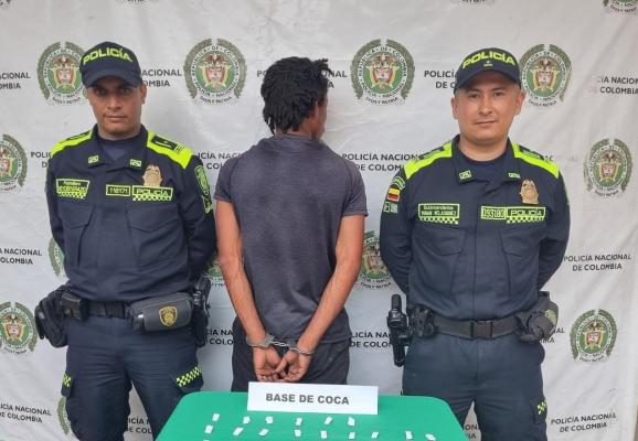 Capturado por porte de estupefacientes 