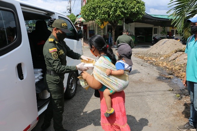 Llevamos fortaleza y esperanza a la comunidad de Mariquita