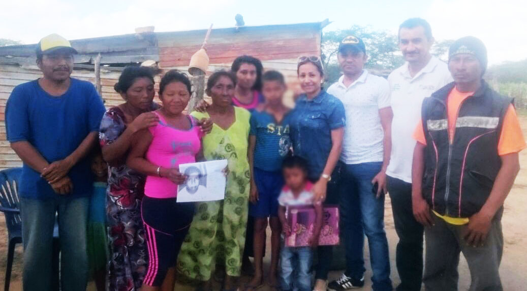 Luego de cuatro años Esneider regresa a casa-POLICIA NACIONAL-DIPRO