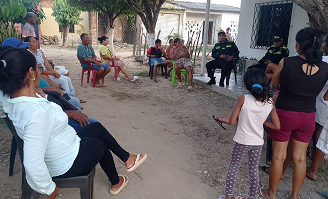 Espacio para afianzar los lazos de amistad entre la Policia Nacional y comunidad