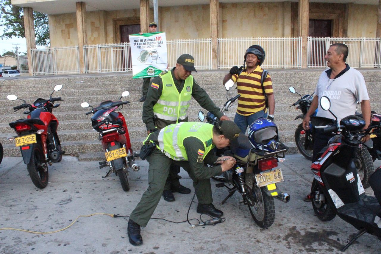 Estrategia contra el hurto de motocicletas