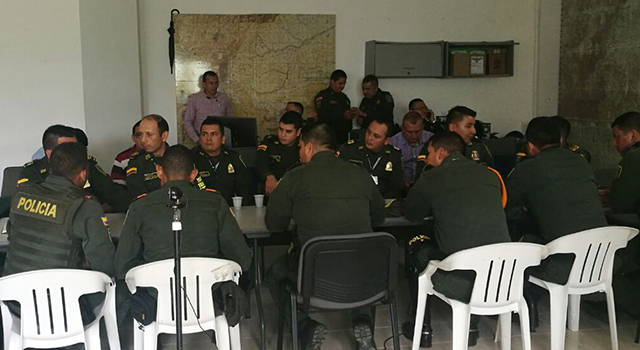 La Policía Nacional en el Meta proyecta estrategias de seguridad para el 2018