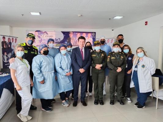 Foto con el ministro