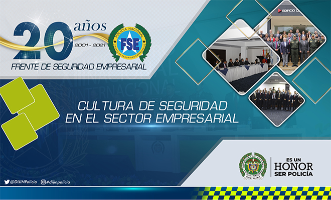 La policía nacional de Colombia será la anfitriona del XVII encuentro anual del Frente de Seguridad Empresarial.