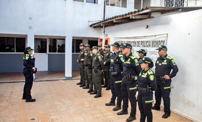 Formación del dispositivo policial de seguridad