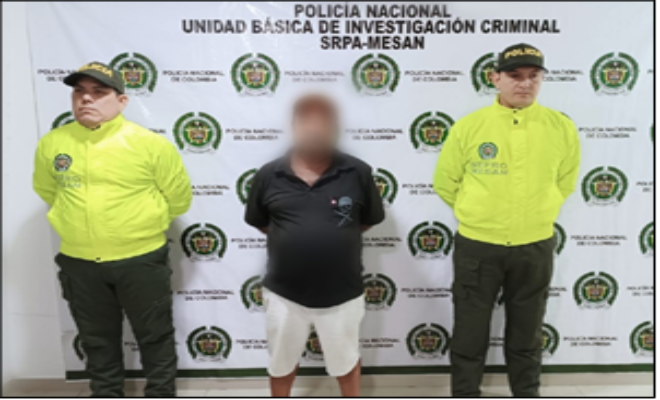 Las capturas se materializaron por parte de uniformados adscritos a la Unidad Básica de Investigación Criminal.  
