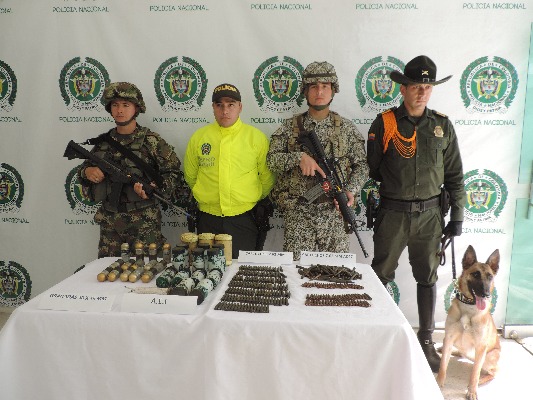 Hallazgo de material bélico