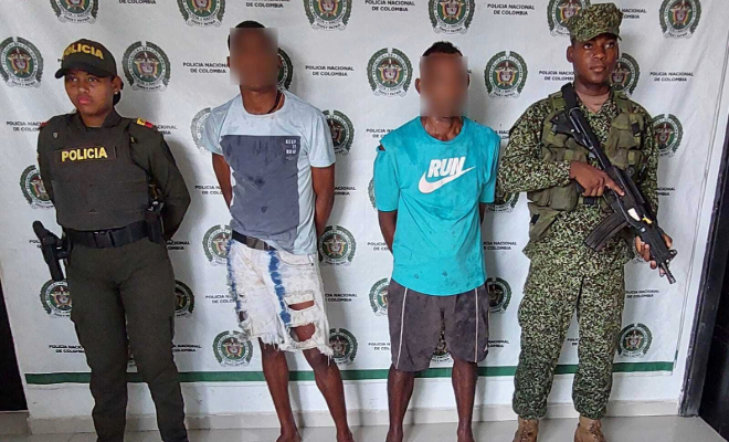 fotografía de los capturados 