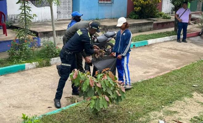La Policía Nacional y Comunidad se unen para escribir un nuevo capítulo en la historia del barrio Villa Juliana de Magangué. 