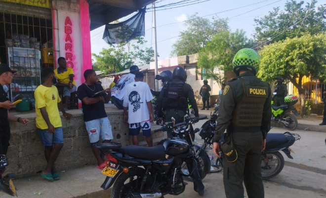 Más de 1.523 uniformados entre hombres y mujeres, realizaron actividades de registro y control 