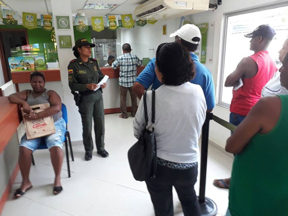 Se brindaron recomendaciones de seguridad en entidades bancarias, crediticias y financieras