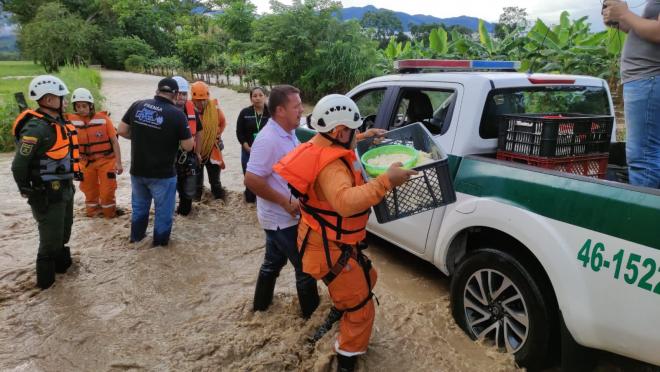Fuerte ola invernal en el Meta