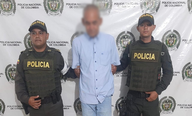 Capturan a un hombre de 69 años 