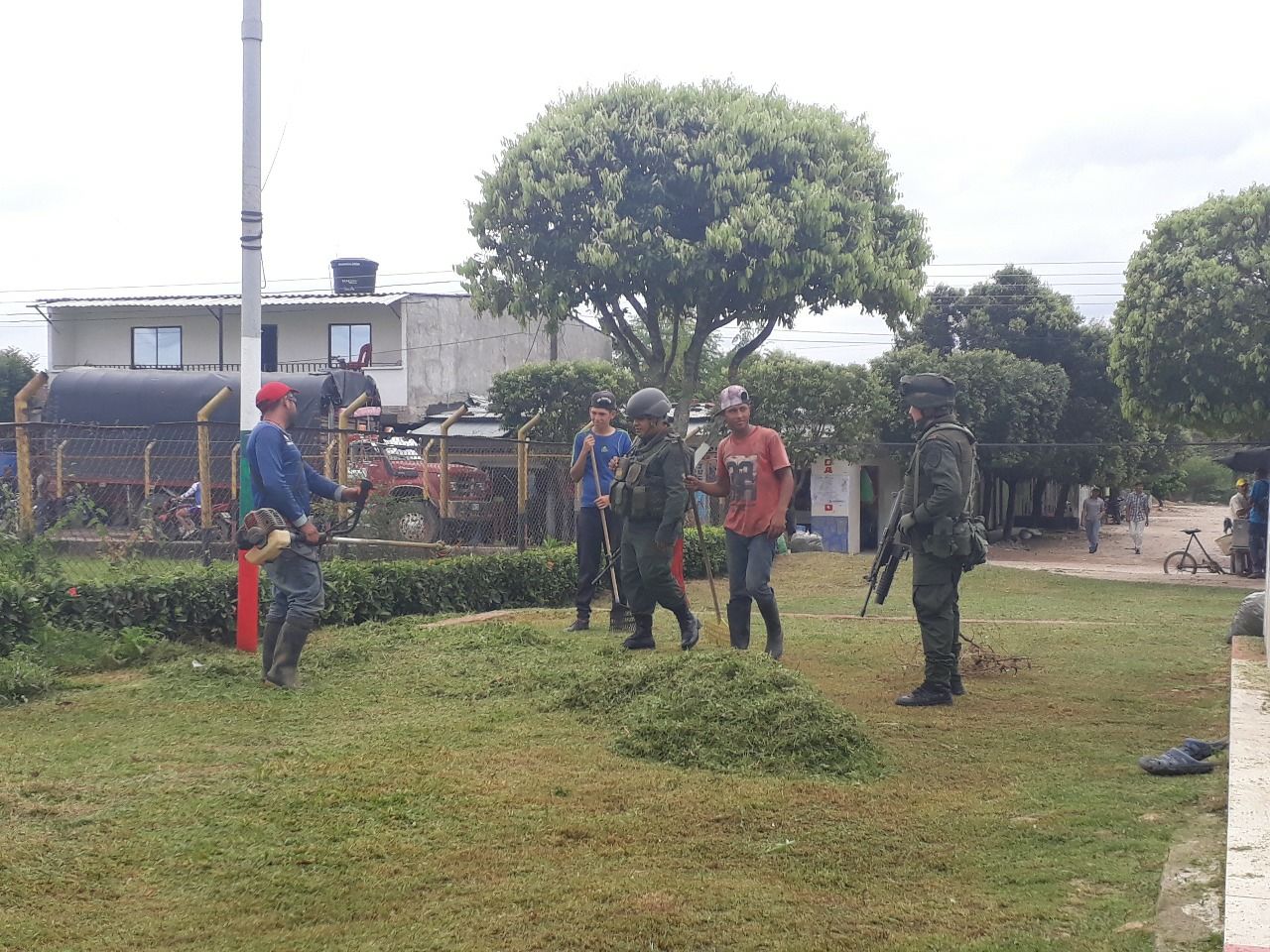 Trabajamos de la mano con la comunidad en el corregimiento La Gabarra