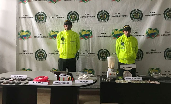 En-el Meta-la Policía Nacional-propina-golpe-al-tráfico local-de-estupefacientes